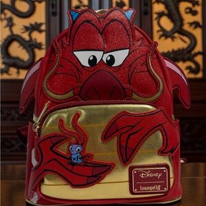 Loungefly Disney Mushu Mulan Backpack NWT SOLD OUT RARE